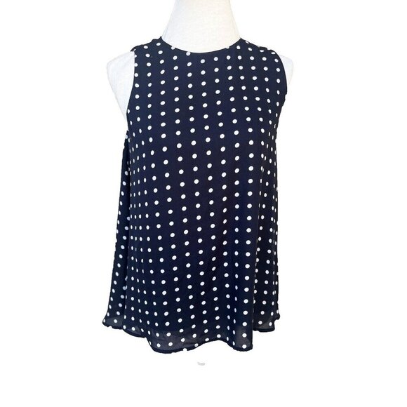 Philosophy Apparel Womens Printed Keyhole Swing Sleeveless Blouse Size S - Picture 14 of 16